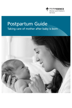 Postpartum Guide - Providence