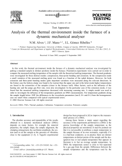 Analysis of the thermal environment inside the furnace of a dynamic