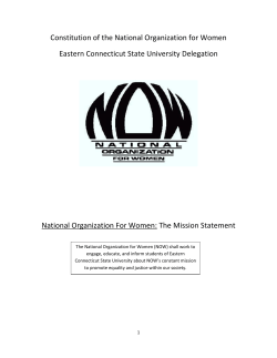 Constitution of the National Organization for Women Eastern