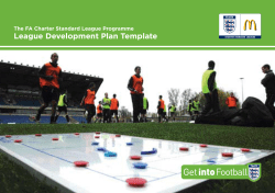 League Development Plan Template