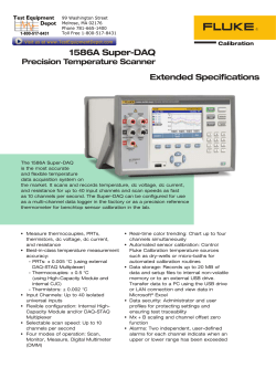 Extended Specifications