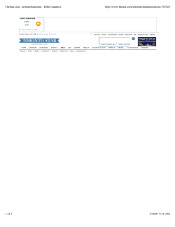 TheStar.com - artsentertainment - Riffer madness