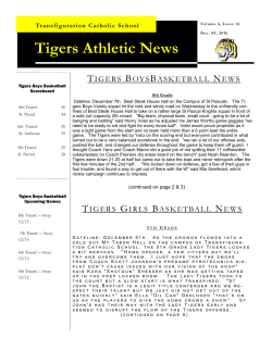 December 9, 2016 - Transfiguration Catholic Church