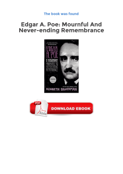 Edgar A. Poe: Mournful And Never