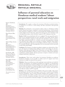Original Article Article original - Society of Rural Physicians of Canada