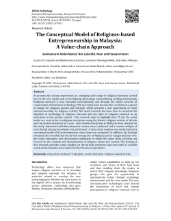 The Conceptual Model of Religious