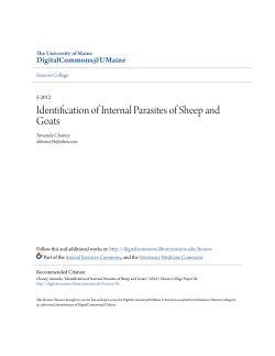 Identification of Internal Parasites of Sheep and Goats