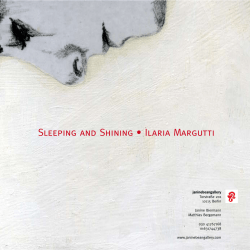 Slee pin Sleeping and Shining &bull; Ilaria Margutti