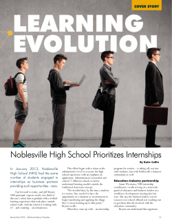 Noblesville High School Prioritizes Internships