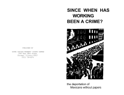 SINCE WHEN HAS WORKING BEEN A CRIME?
