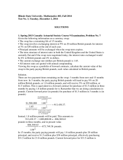Test No. 3 - Department of Mathematics | Illinois State University