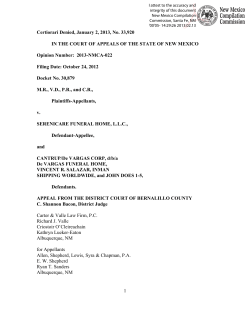 MR v. Serenicare Funeral Home