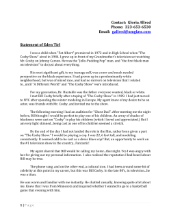 Contact: Gloria Allred Phone: 323-653