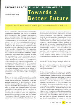 private practi - South African Family Practice