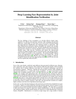 Deep Learning Face Representation by Joint