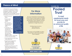 Pooled Trust - Indiana Association of Area Agencies on Aging