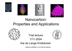 Nanocarbon: Properties and Applications