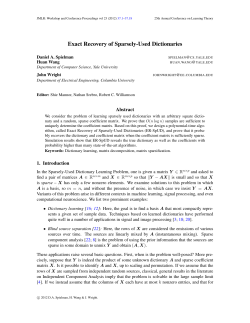 Exact Recovery of Sparsely-Used Dictionaries
