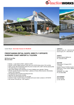 AuctionWorks | FREESTANDING RETAIL SHOPS. DIRECTLY