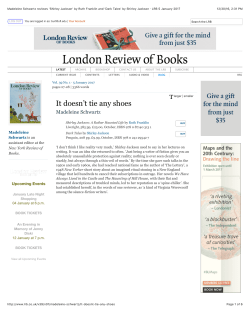 2017 review in LRB of Shirley Jackson