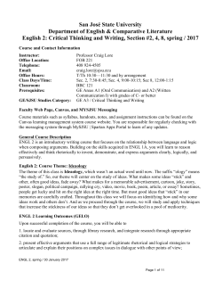 Lore - San Jose State University