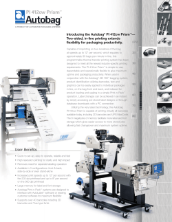 Introducing the Autobag PI 412cw Prism&mdash; Two-sided, in