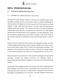 CHAPTER 4 -IMPLEMENTATION IN ~OUTH AfRICA