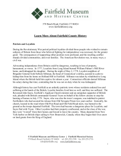The American Revolution - Fairfield Museum and History Center