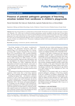 Presence of potential pathogenic genotypes of free