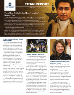 titan report - CSUF News Center