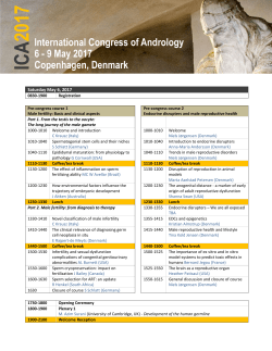 Saturday May 6, 2017