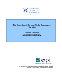 The Evolution of German Media Coverage of Migration