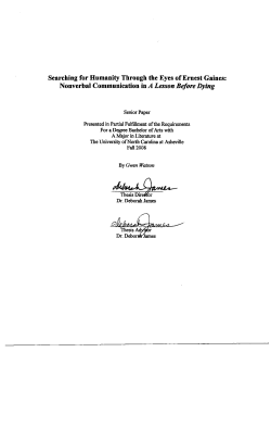 Searching for Humanity Through the Eyes of Ernest Gaines