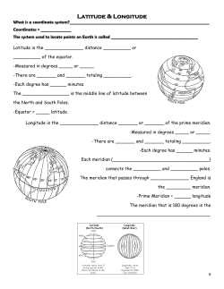 Measuring Earth - White Plains Public Schools