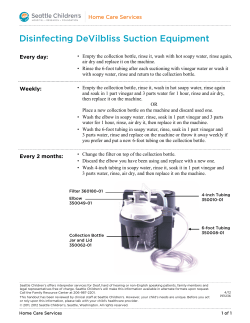 PE1236 Disinfecting DeVilbliss Suction Equipment