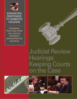 Judicial Review Hearings - Vera Institute of Justice | Making justice
