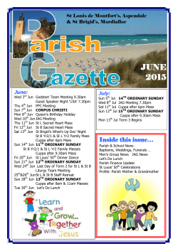 Parish Gazette