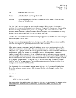 RSC/Sec/6 - RDA Steering Committee