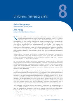 Children`s numeracy skills (PDF 720 KB)