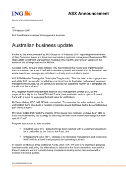 16 Feb 2011 - Ingenia Communities