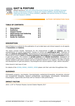 Gait and - Elsevier