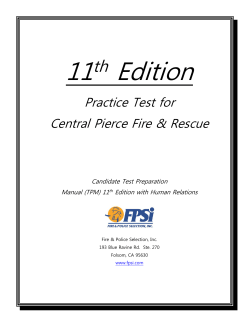 Central Pierce 11th Ed HR Practice Test