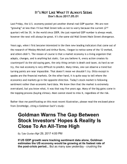 01 May 2017 - Don`s Economic Blog