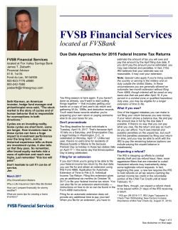 FVSB Financial Services - Fox Valley Savings Bank