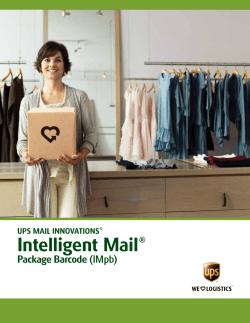 intelligent Mail&reg; Package Barcode
