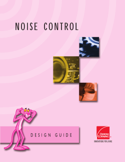 Owens Corning Noise Control Guide