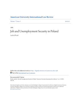 Job and Unemployment Security in Poland