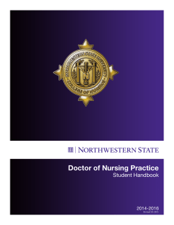 Doctor of Nursing Practice - Northwestern State University