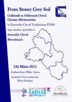 From Stoney Grey Soil - Dundalk Institute of Technology