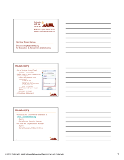 Documenting Patient History